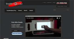 Desktop Screenshot of fotoministudio.com.br